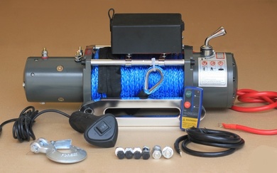 картинка Лебедка Running Man Electric Winch 12000 радиопульт синтетика