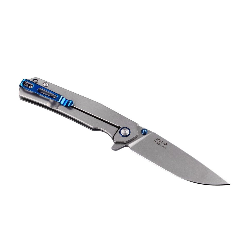 картинка Нож Ruike P801 серебряно-синий