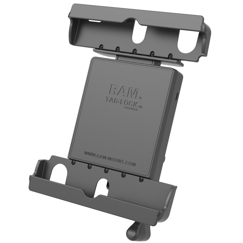 картинка Крепление RAM® TAB-LOCK с замком для Apple iPad PRO 9.7, 10.5б Air 1-2 и др. 9,7-10.5" планшетов в толстых чехлах (Lifeproof и др.). 
