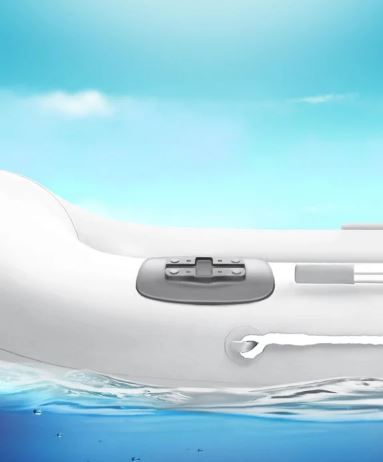 картинка Накладка для креплений RAM® на борт надувной лодки ПВХ и hypalon, серая, под штырь