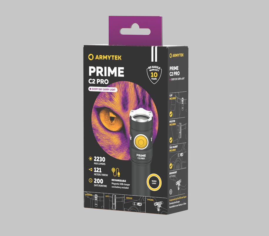картинка Фонарь Armytek Prime C2 Pro Magnet USB Warm