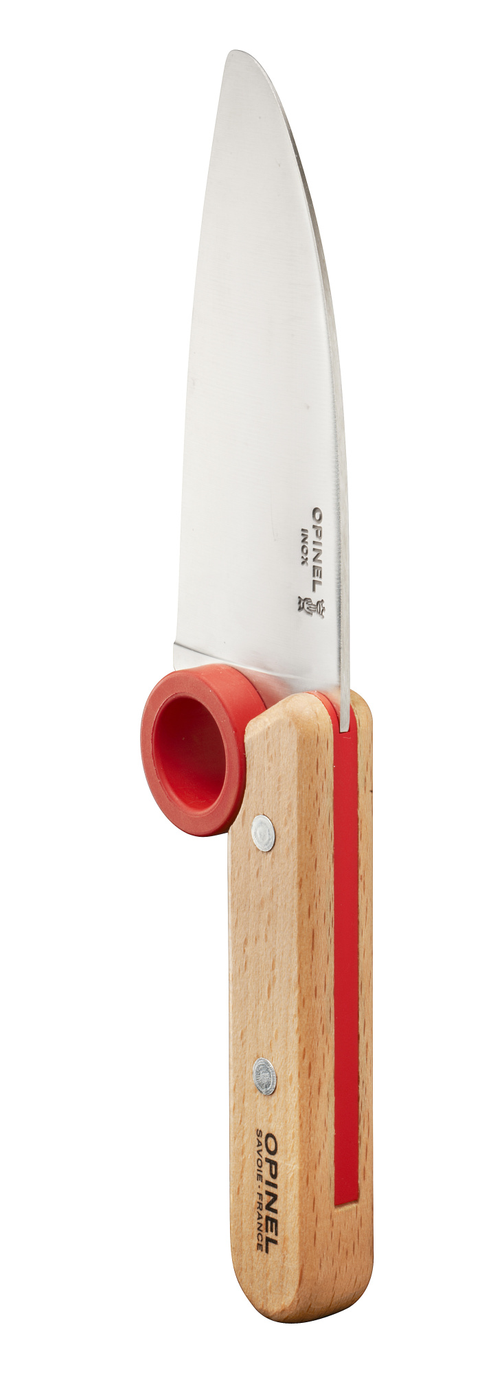 картинка Набор ножей Opinel Le Petit Chef Set (Нож шеф-повара+нож для овощей+защита пальцев), 001746