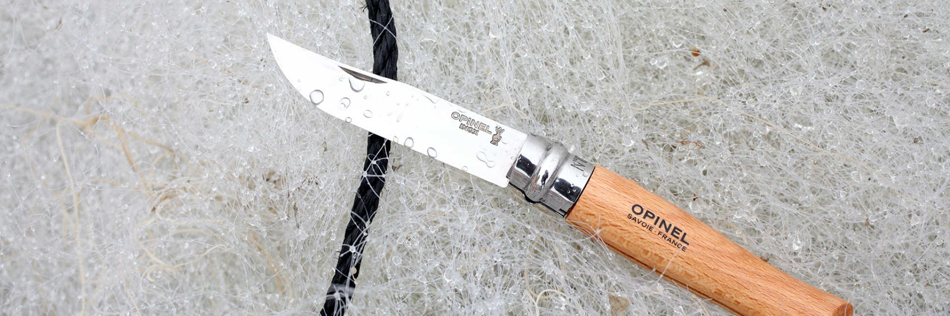картинка Нож Opinel №6, нержавеющая сталь, рукоять из бука, блистер, 000404