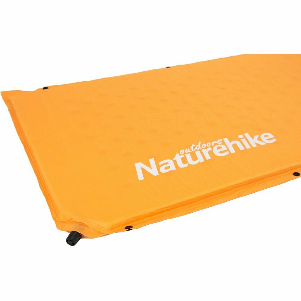 картинка Коврик для сна Naturehike NH15Q002-D  79  надувной с подушкой желтый, 6927595782576