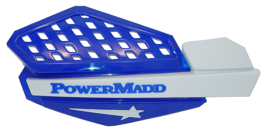 картинка Ветровые щитки для квадроцикла "PowerMadd" Серия Star, синий/белый
