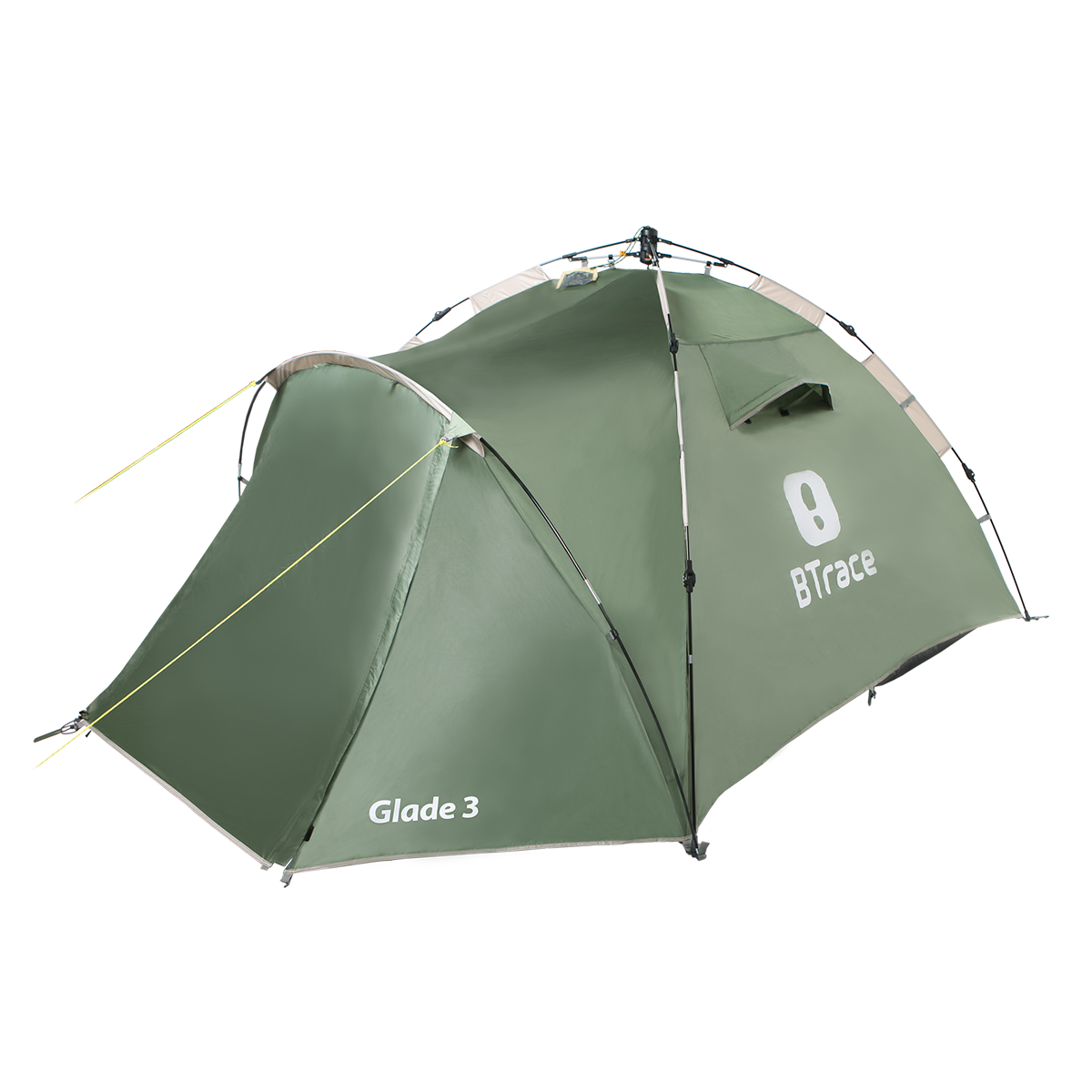 картинка Палатка BTrace Glade 3 быстросборная (Зеленый)