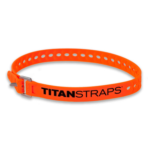 картинка Ремень крепёжный TitanStraps Super Straps оранжевый L = 64 см (Dmax = 18,4 см, Dmin = 4,5 см)