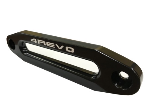картинка Клюз алюминиевый 4Revo (черный) для лебёдок 9000-12000 Lbs