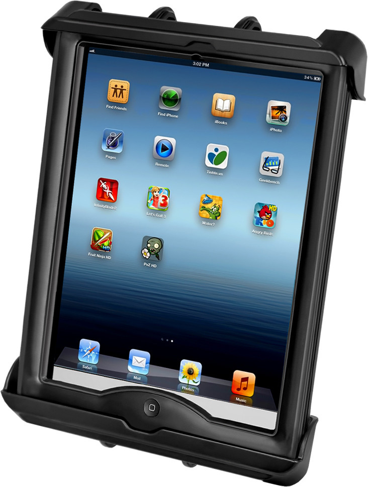 картинка Держатель RAM® TAB-TITE для 10" планшетов (включая Apple iPad 1-4 и др.) в чехлах Lifeproof, LifEdge® и др. 