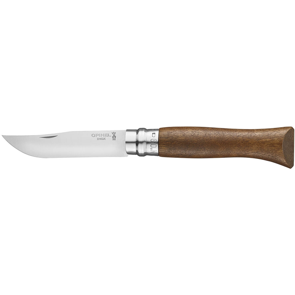 картинка Нож Opinel №9, нержавеющая сталь, ореховая рукоять в картонной коробке, 002425
