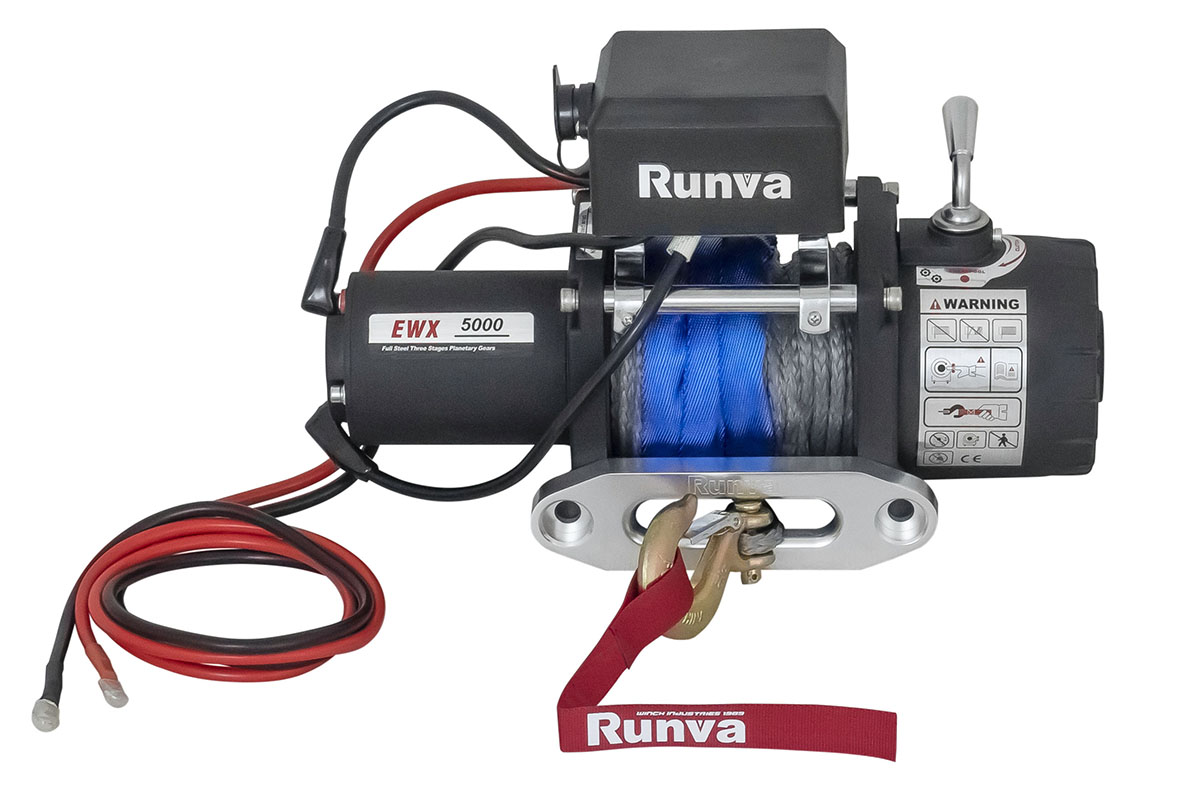 картинка Переносная лебедка Runva 5000 lbs 2268 кг синтетика
