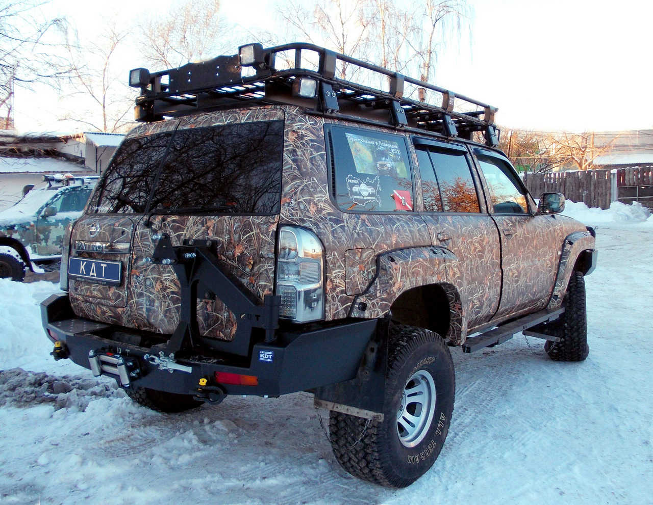 картинка Багажник KDT силовой 8-опорный Nissan Patrol 1.25 х2.3м алюминий