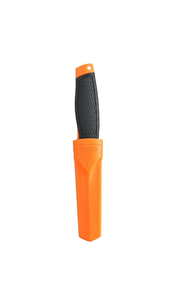 картинка Нож Ganzo G806 черный c оранжевым, G806-OR