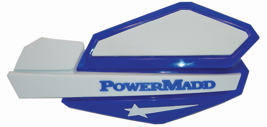 картинка Ветровые щитки для квадроцикла "PowerMadd" Серия Star, синий/белый