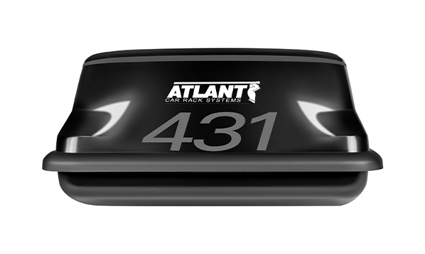 картинка Бокс ATLANT 431 Black  (171х73х36)  черный, одностороннее открывание