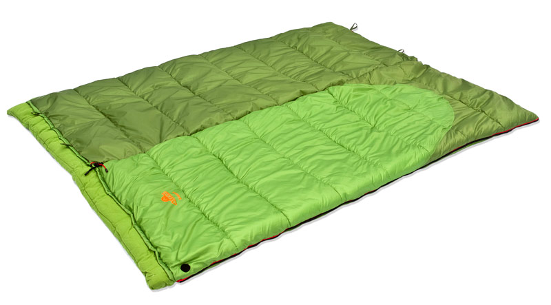 картинка Мешок спальный ALEXIKA SIBERIA (одеяло), (ТК: 0C -6C), зеленый, правый
