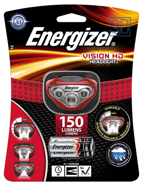 картинка Фонарь Energizer HL Vision + налобный Vision HD