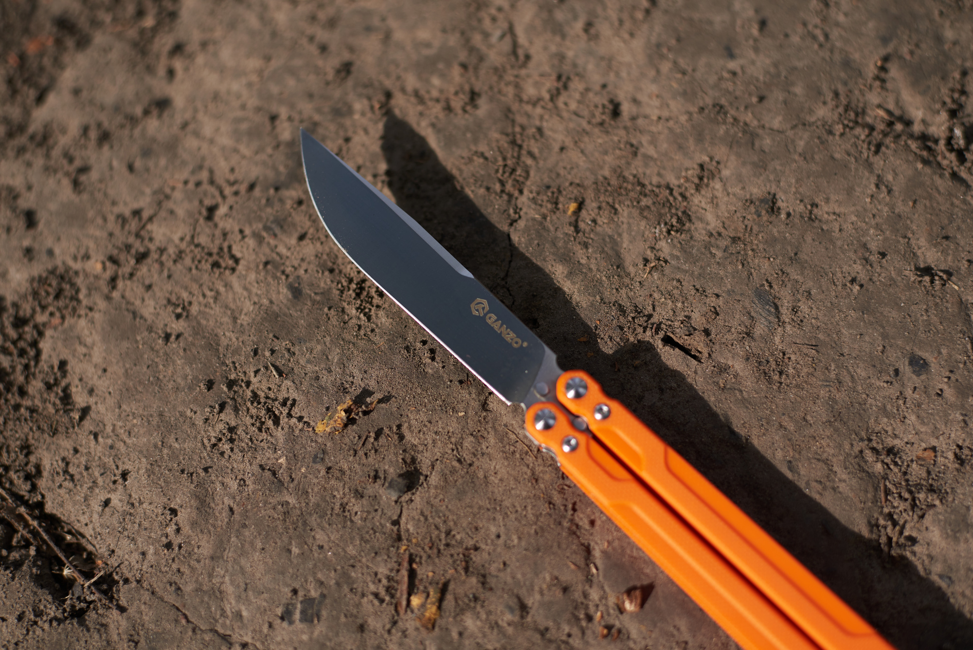 картинка Нож-бабочка Ganzo G766-OR, оранжевый