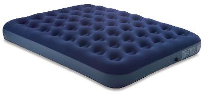 картинка Кровать надувная FLOCKED AIR BED DOUBLE синяя