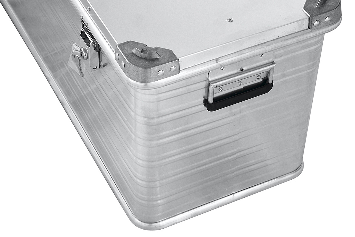 картинка Ящик алюминиевый РИФ усиленный с замком 1176х385х412