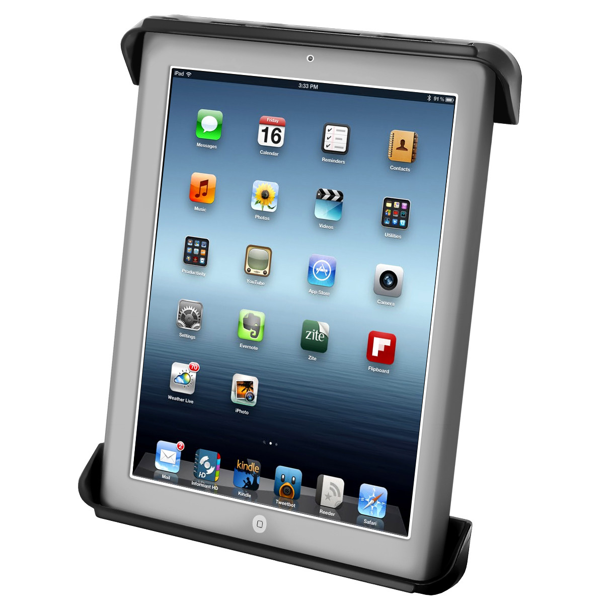 картинка Держатель RAM® TAB-TITE для Apple iPad 1-4 без чехла или в тонком чехле и др. 