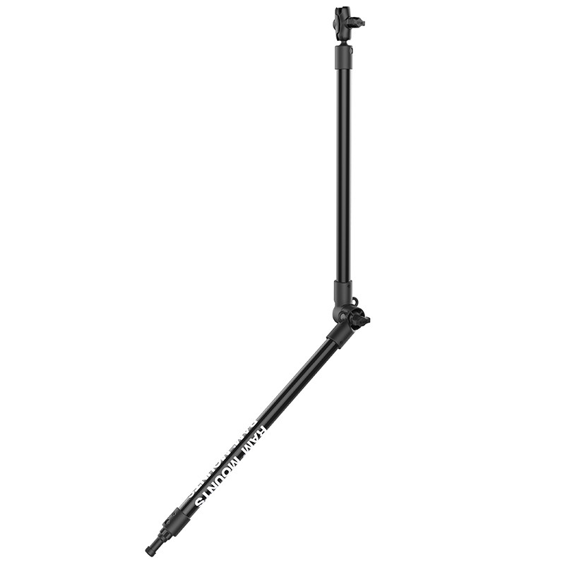 картинка RAM® Tough-Pole ™ 48-дюймовый двухтрубный кронштейн со шлицевой стойкой 