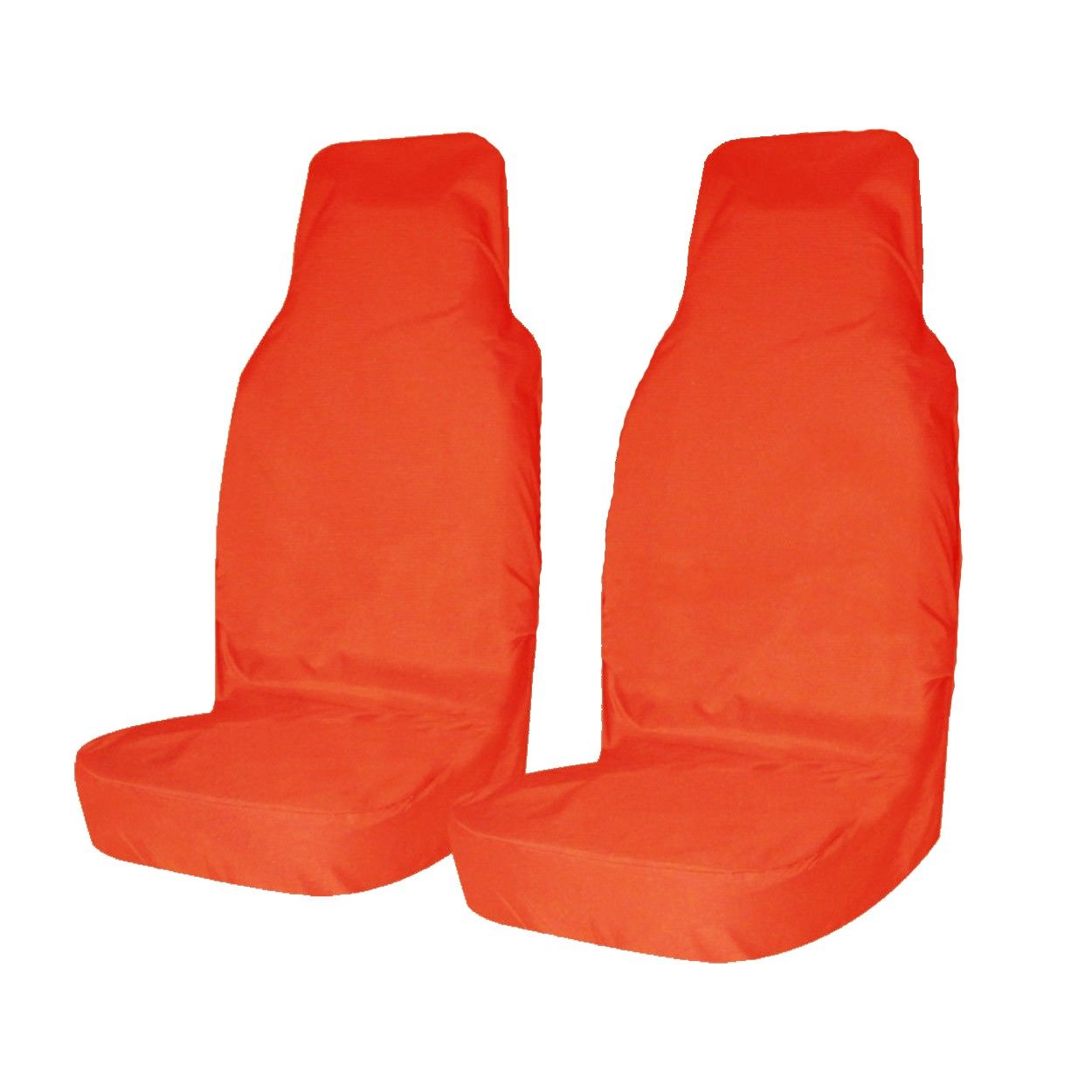 картинка Комплект грязезащитных чехлов T-Plus на передние сиденья (2 шт., оранжевый, оксфорд 240, мешок для хранения)