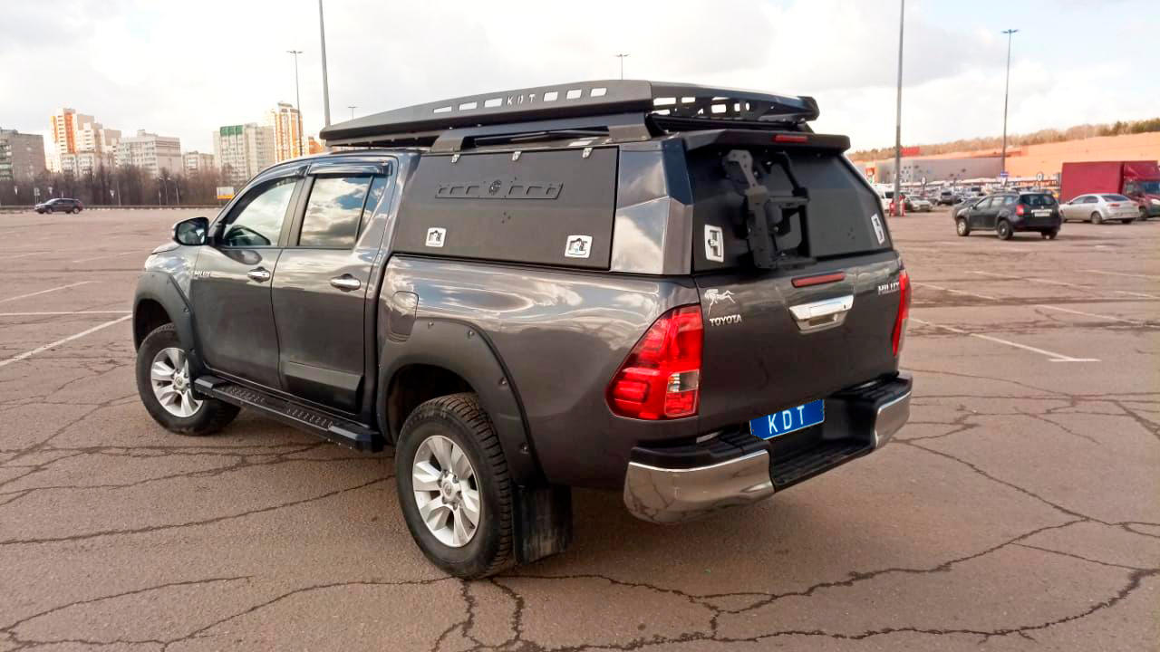 картинка Кунг экспедиционный трехдверный Toyota Hilux с 2015 г.в. VI поколения