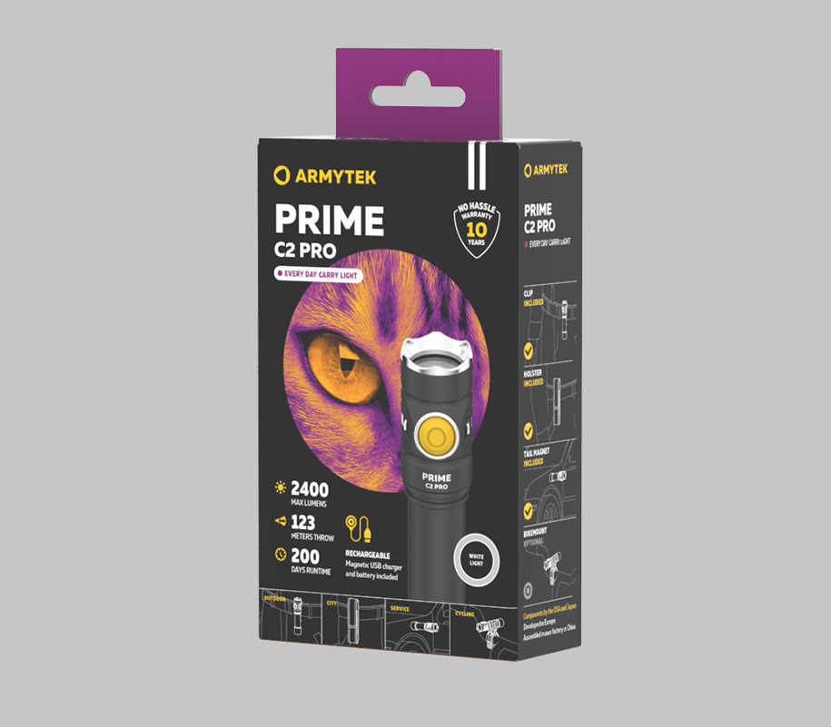 картинка Фонарь Armytek Prime C2 Pro Magnet USB White