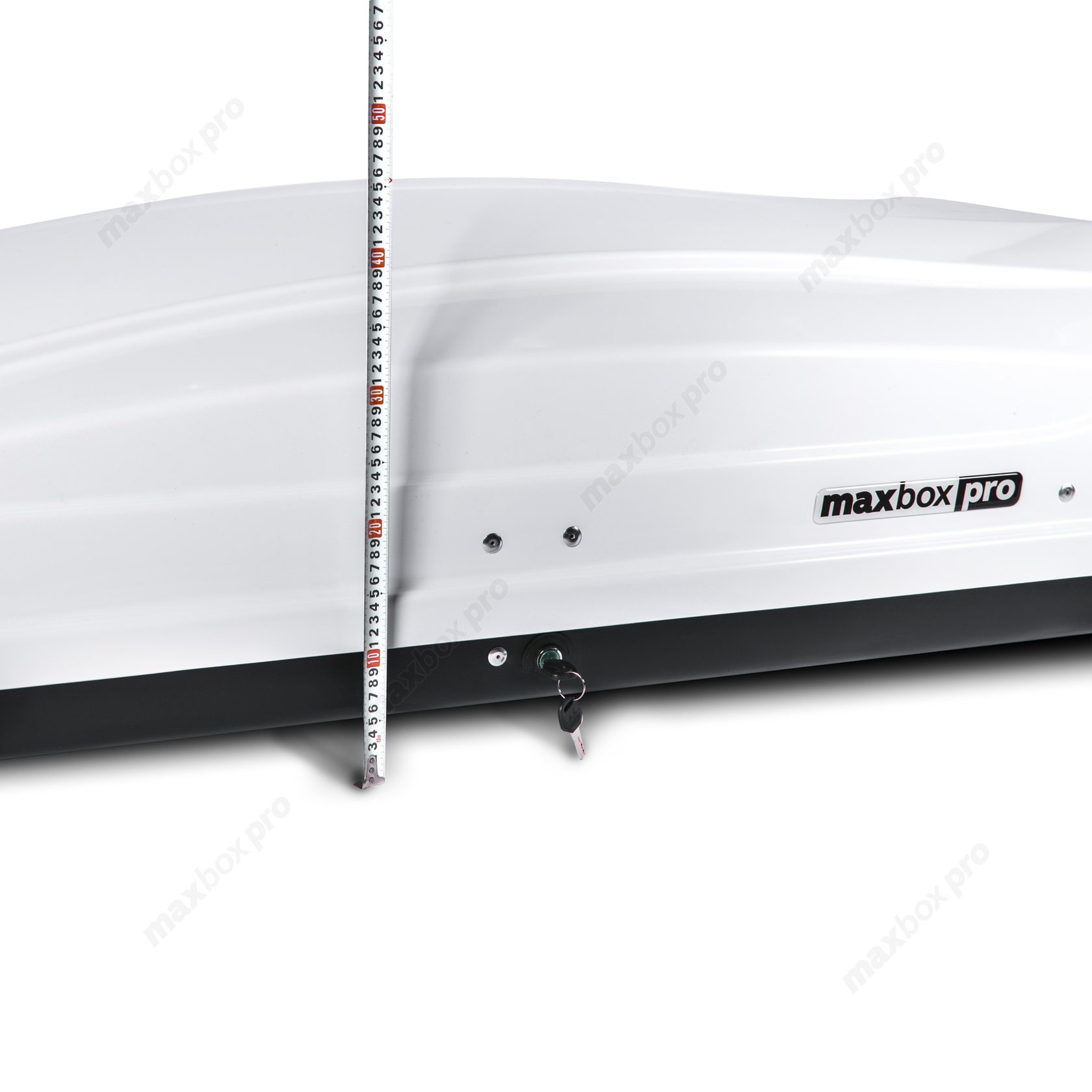 картинка Автобокс MaxBox PRO 460 (средний) белый глянцевый