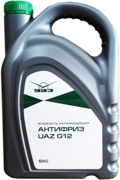картинка Антифриз УАЗ G-12 зеленый 5кг.