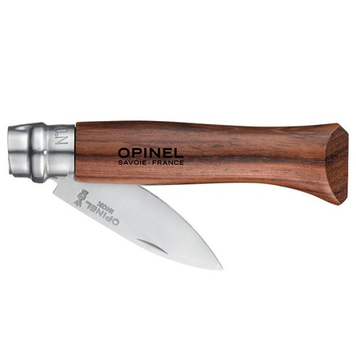 картинка Нож Opinel №9, для устриц, нержавеющая сталь, рукоять из дерева бука, 001616