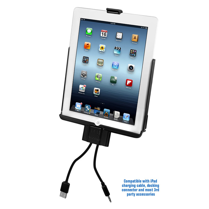 картинка Подставка RAM® EZ-Roll'r ™ для Apple iPad 1-го поколения