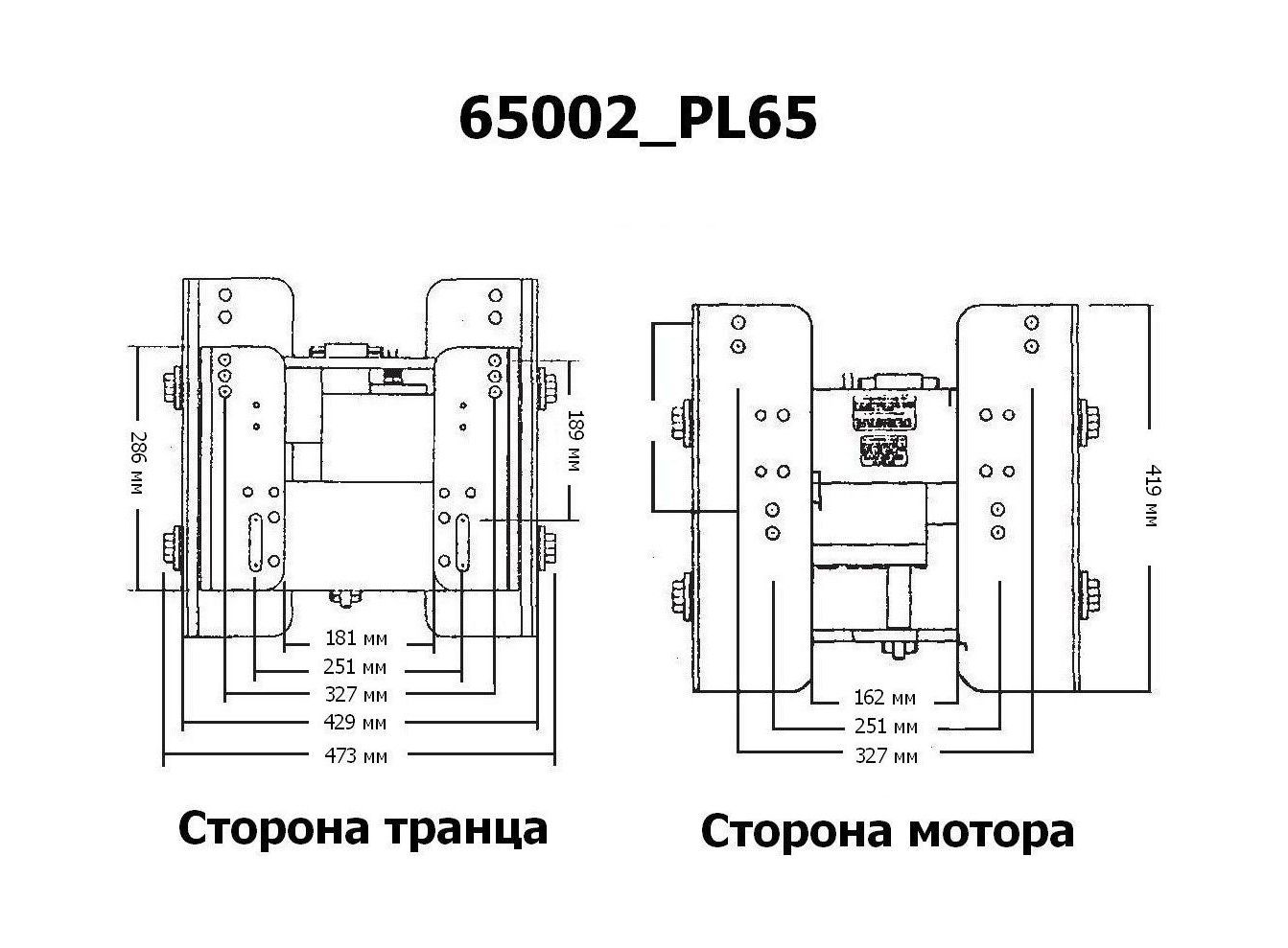 картинка Подъёмник мотора гидравлический 50-300 л.с. вертикальный, скоростной (Power-Lift) с указателем