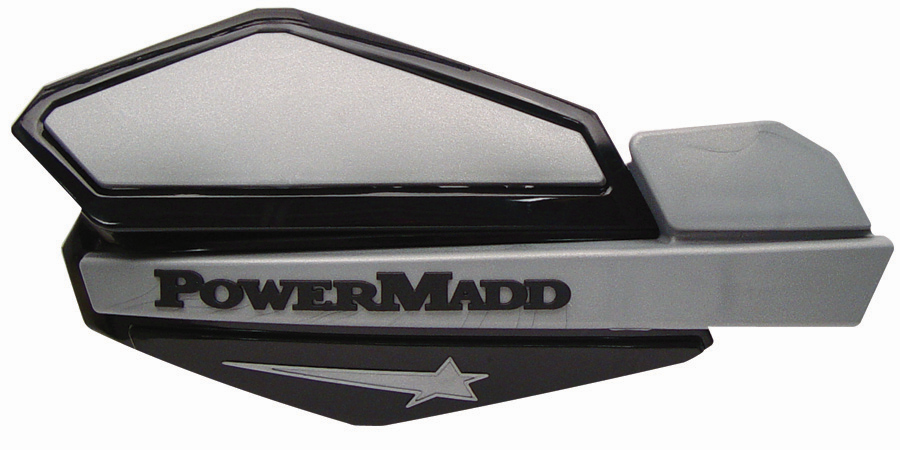 картинка Ветровые щитки для квадроцикла "PowerMadd" Серия Star, черный/серебристый