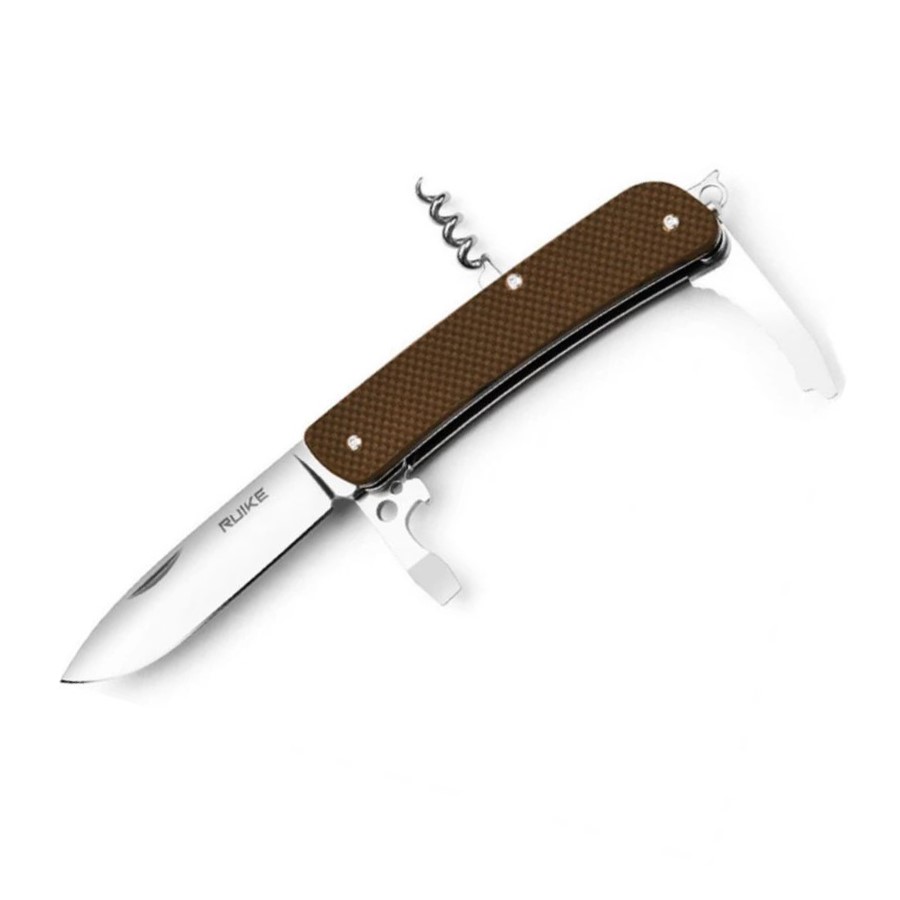 картинка Нож multi-functional Ruike L21-N коричневвый