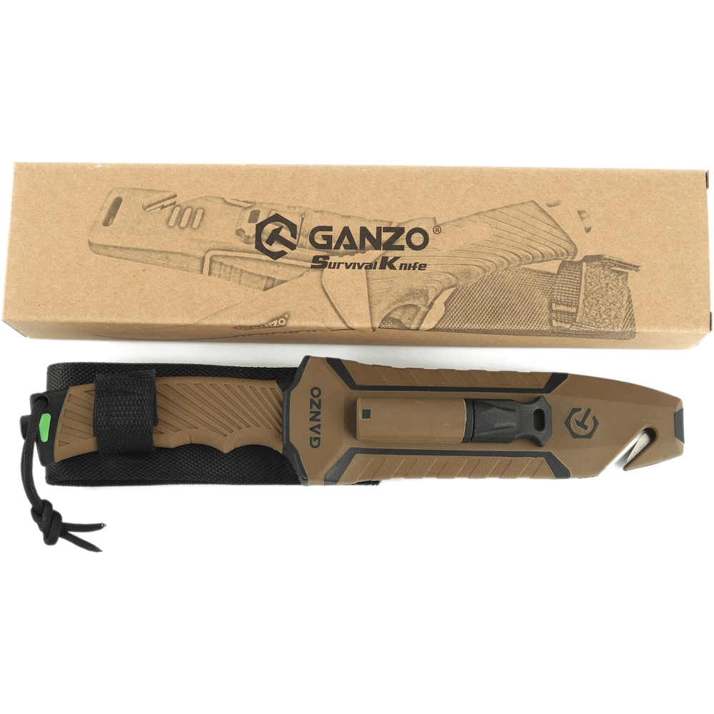 картинка Нож Ganzo G8012V2-DY с паракордом