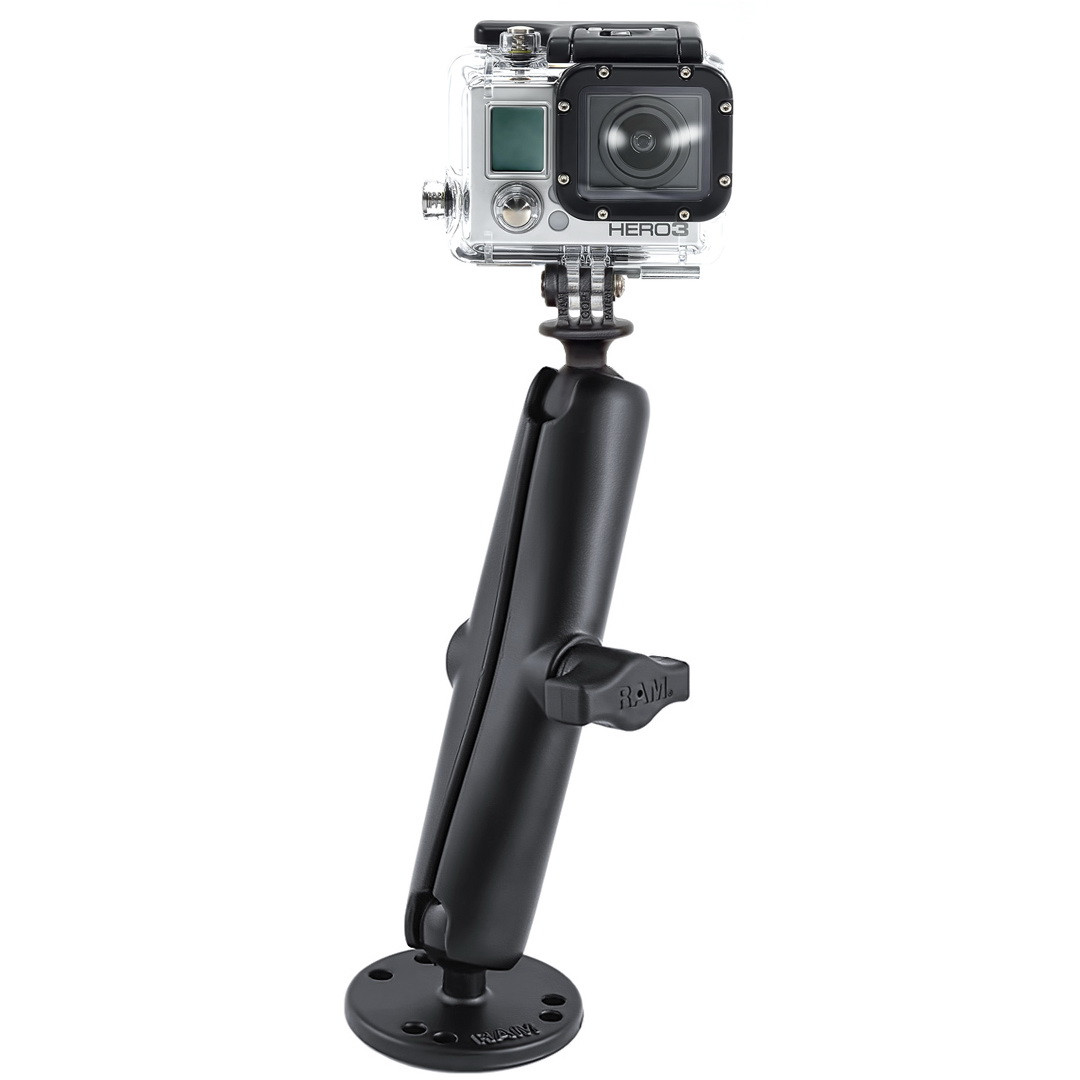картинка Крепление RAM® камер GoPro на плоскую поверхность, круглая площадка, муфта 150 мм