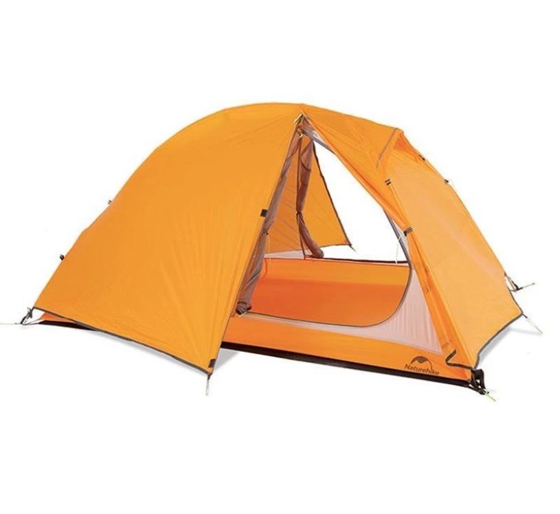 картинка Палатка Naturehike Cycling Si 2-местная, алюминиевый каркас, сверхлегкая, оранжевая