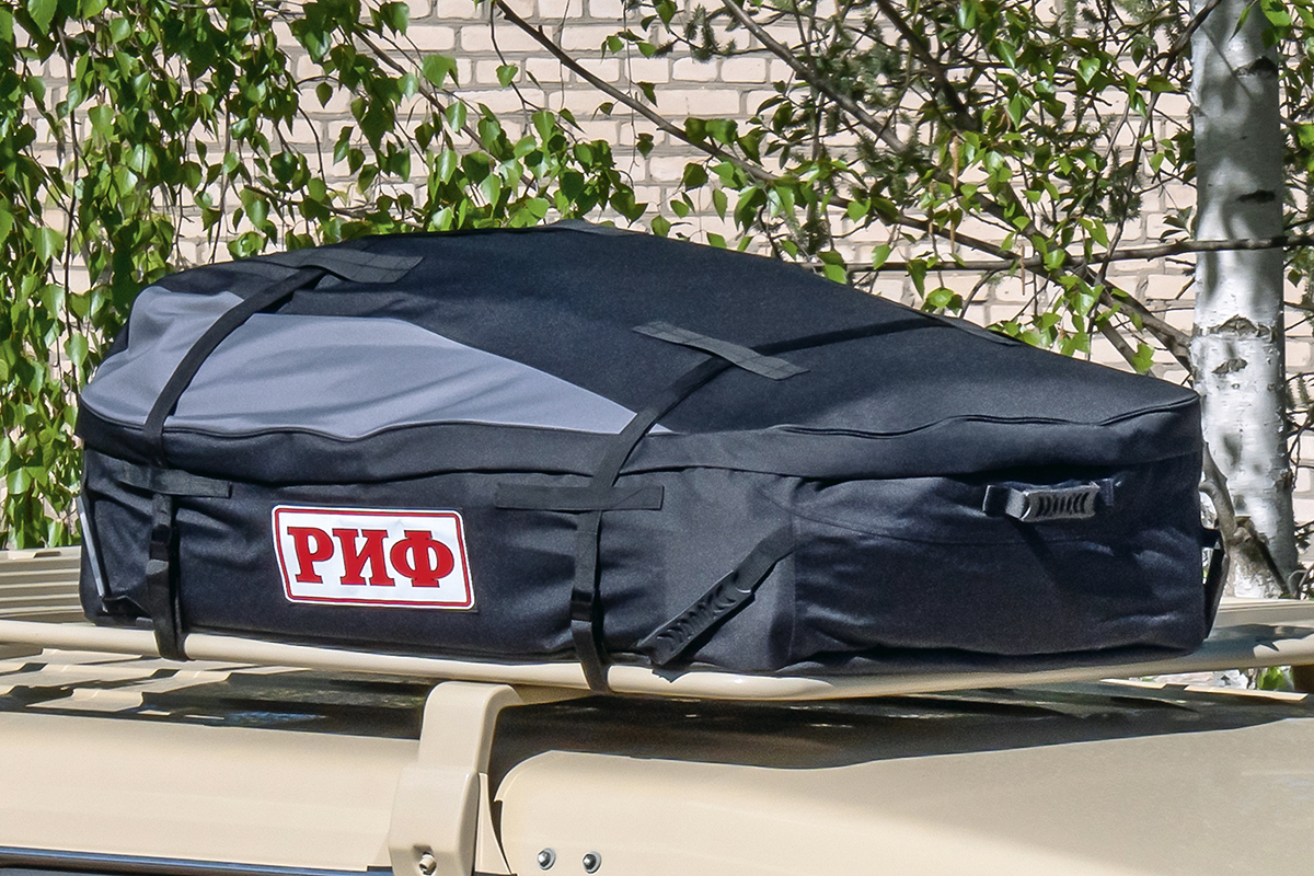 картинка Бокс автомобильный на крышу РИФ мягкий (100x65x45 см) 
