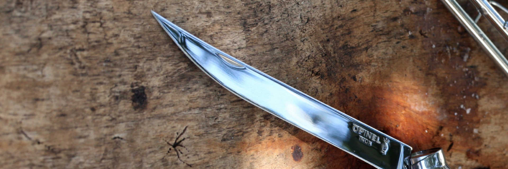 картинка Нож филейный Opinel №10, нержавеющая сталь, рукоять эбеновое дерево, картонная коробка, 001708