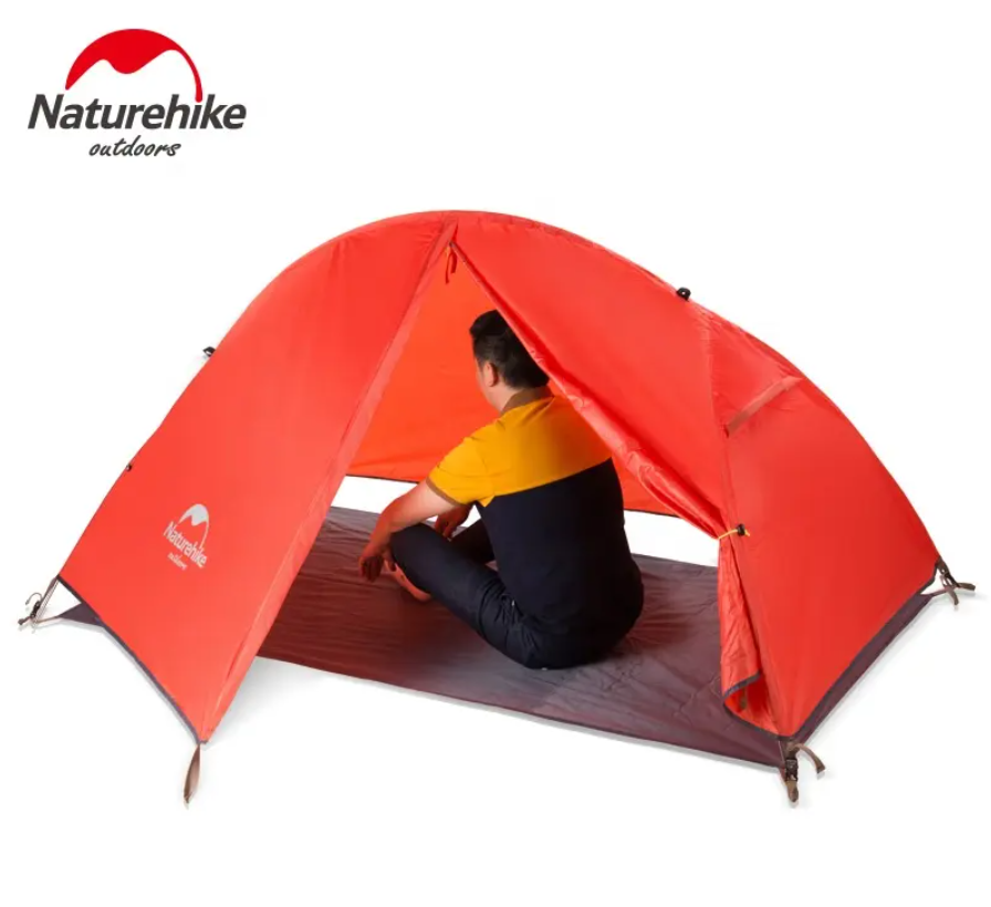 картинка Палатка Naturehike Cycling 1-местная, алюминиевый каркас, сверхлегкая, красная
