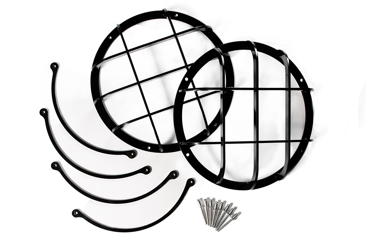 картинка Защита основных фар УАЗ Хантер с комплектом крепления (сталь, 2 шт)