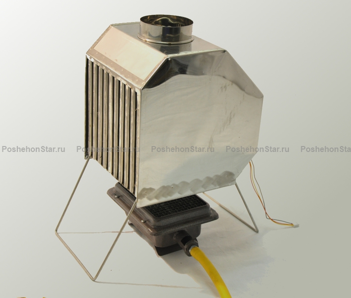 картинка Теплообменник для газовых обогревателей PoshehonStar из нержавейки 2 кВт