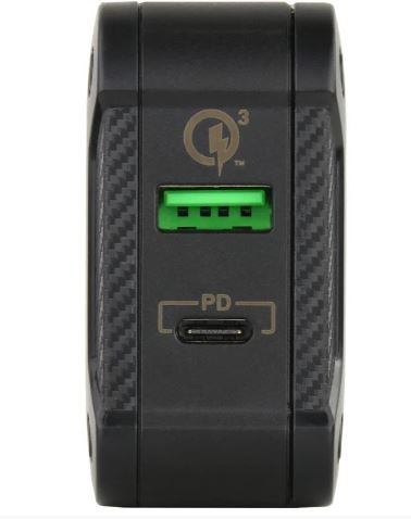 картинка Зарядное устройство сетевое GDS® премиум USB-C и USB-A, Вых, 48 Вт, макс, 6 А