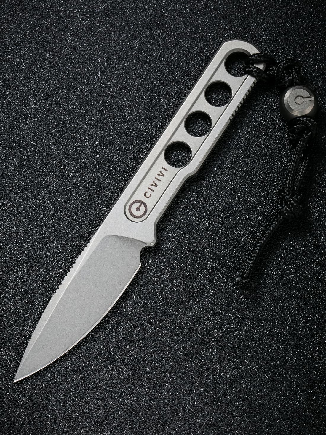 картинка Нож CIVIVI Fixed Blade Circulus 10Cr15CoMoV Steel Stonewashed Ostap Hel Design