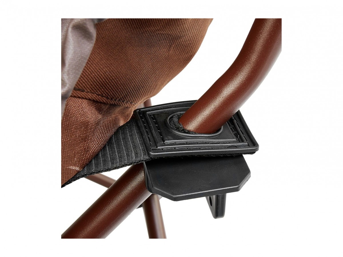 картинка Кресло NISUS складное (коричневый) 140 кг.