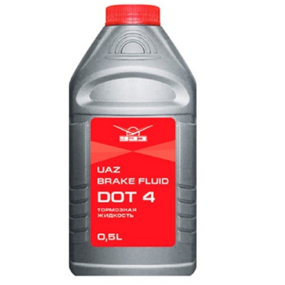 картинка Тормозная жидкость УАЗ DOT-4 0.5л.