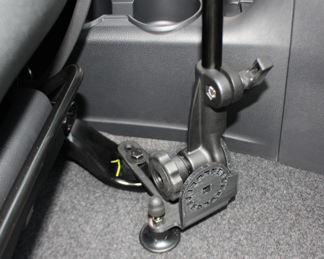 картинка Авто крепление RAM®, регулируемая штанга к болту сиденья автомобиля, муфта 140 мм 