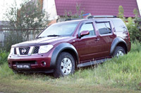 картинка Комплект расширителей колесных арок с молдингами на двери  Nissan Pathfinder 2004-2010 (R51)
